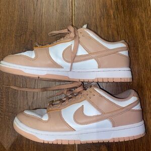 Nike White and Dusty rose Sneakers